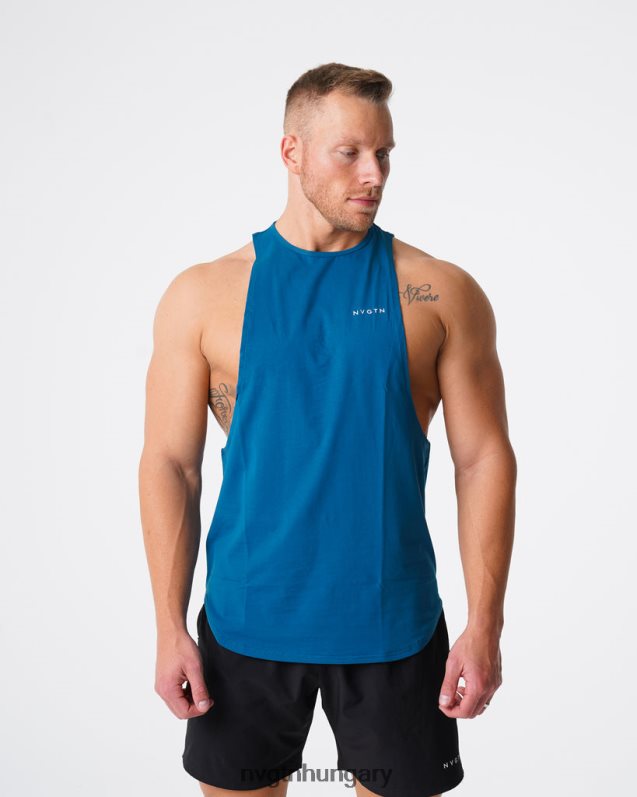 férfiak felsők B8T0BH801 NVGTN francia kék impulzus széltartály