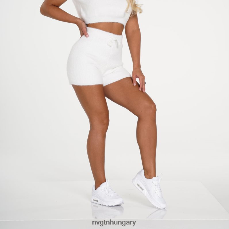 nők életmód B8T0BH751 NVGTN fehér alkalmi cuki lounge rövidnadrág