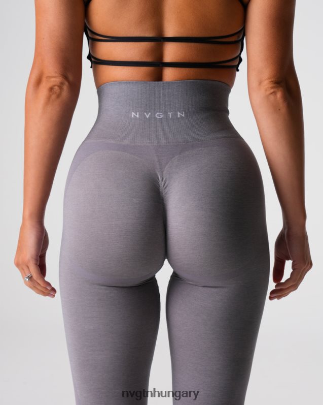 nők fitnesz B8T0BH488 NVGTN szürke contour 2.0 varrat nélküli leggings