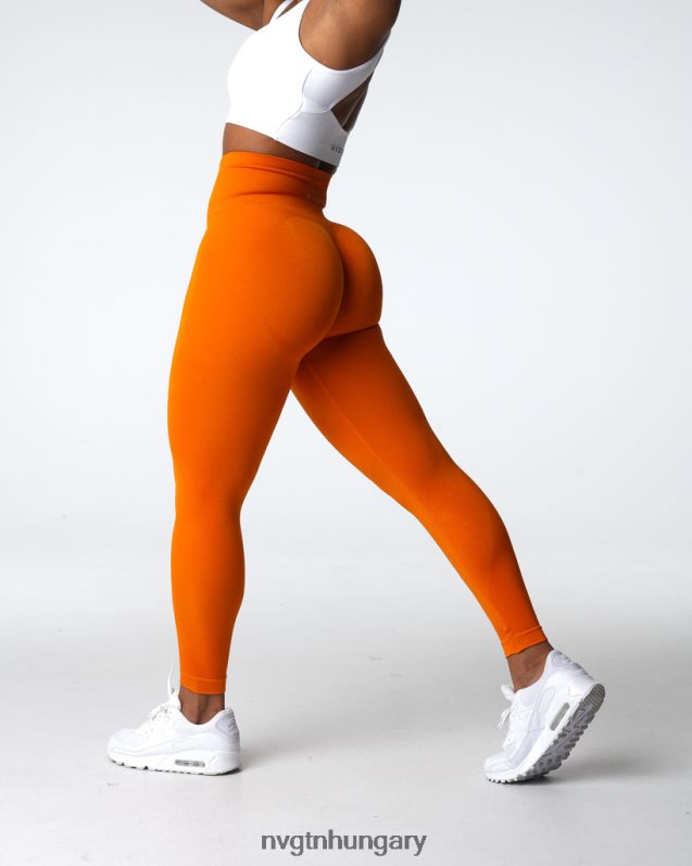 nők fitnesz B8T0BH489 NVGTN mandarin contour 2.0 varrat nélküli leggings