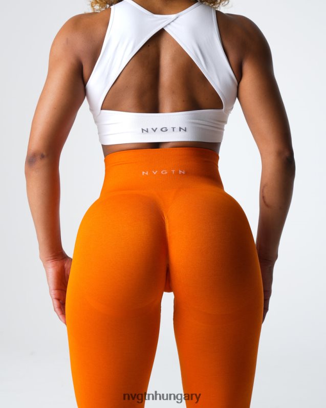 nők fitnesz B8T0BH489 NVGTN mandarin contour 2.0 varrat nélküli leggings