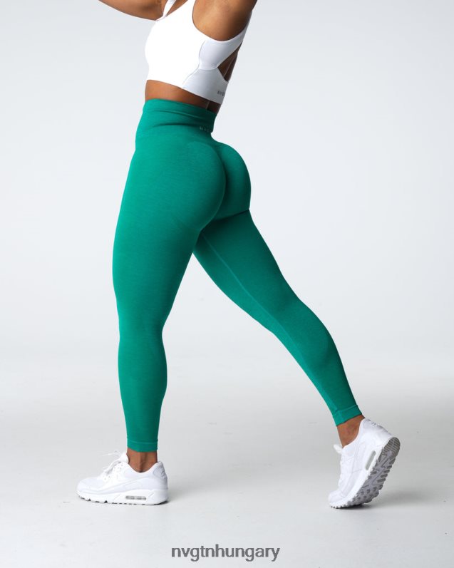 nők fitnesz B8T0BH490 NVGTN jáde contour 2.0 varrat nélküli leggings