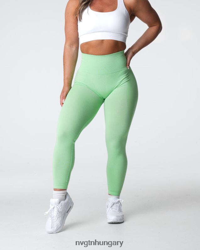 nők fitnesz B8T0BH493 NVGTN pisztácia kontúr varrat nélküli leggings
