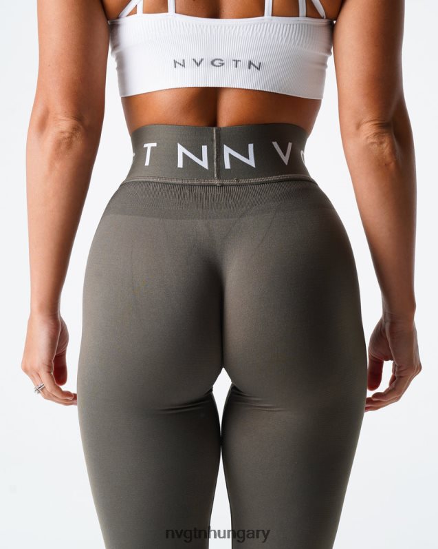 nők fitnesz B8T0BH499 NVGTN olajbogyó varrat nélküli sport leggings