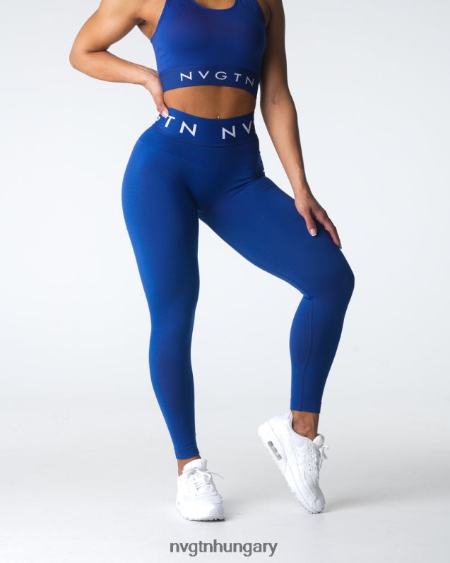 nők fitnesz B8T0BH502 NVGTN haditengerészet varrat nélküli sport leggings
