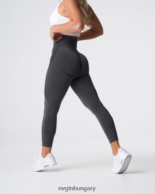 nők fitnesz B8T0BH507 NVGTN fekete pettyes kontúr varrat nélküli leggings