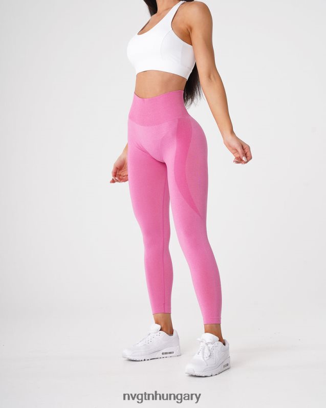 nők fitnesz B8T0BH516 NVGTN rágógumi rózsaszín kontúr varrat nélküli leggings
