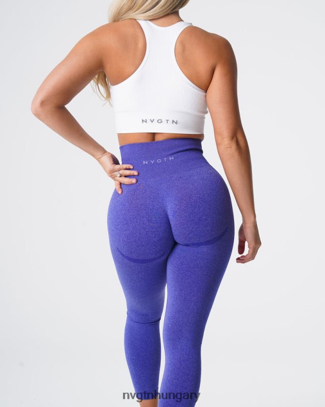 nők fitnesz B8T0BH528 NVGTN elektromos kék kontúr varrat nélküli leggings