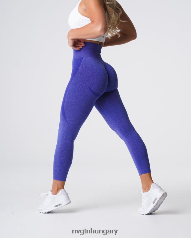 nők fitnesz B8T0BH528 NVGTN elektromos kék kontúr varrat nélküli leggings