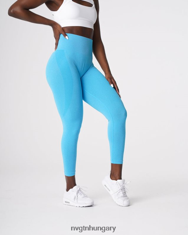 nők fitnesz B8T0BH530 NVGTN aqua kontúr varrat nélküli leggings