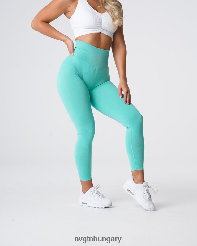 nők fitnesz B8T0BH531 NVGTN menta kontúr varrat nélküli leggings