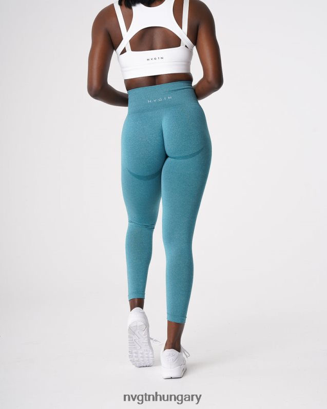 nők fitnesz B8T0BH534 NVGTN a zöldeskék kontúr varrat nélküli leggings