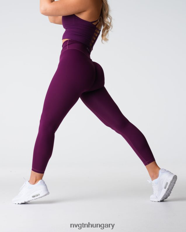 nők fitnesz B8T0BH547 NVGTN szilva signature 2.0 leggings