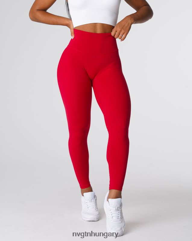 nők fitnesz B8T0BH551 NVGTN vörösbor signature 2.0 leggings