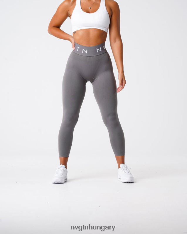 nők fitnesz B8T0BH553 NVGTN faszén varrat nélküli sport leggings