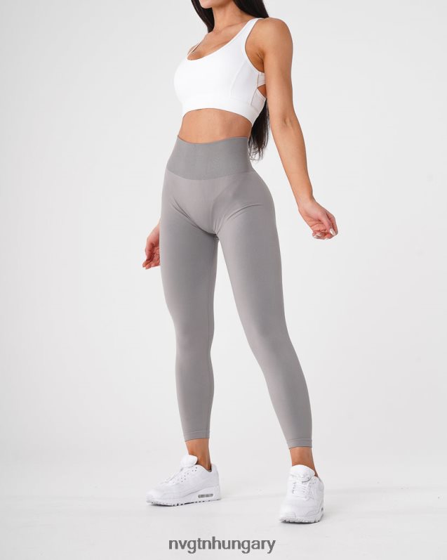 nők fitnesz B8T0BH555 NVGTN világos szürke tömör varrat nélküli leggings