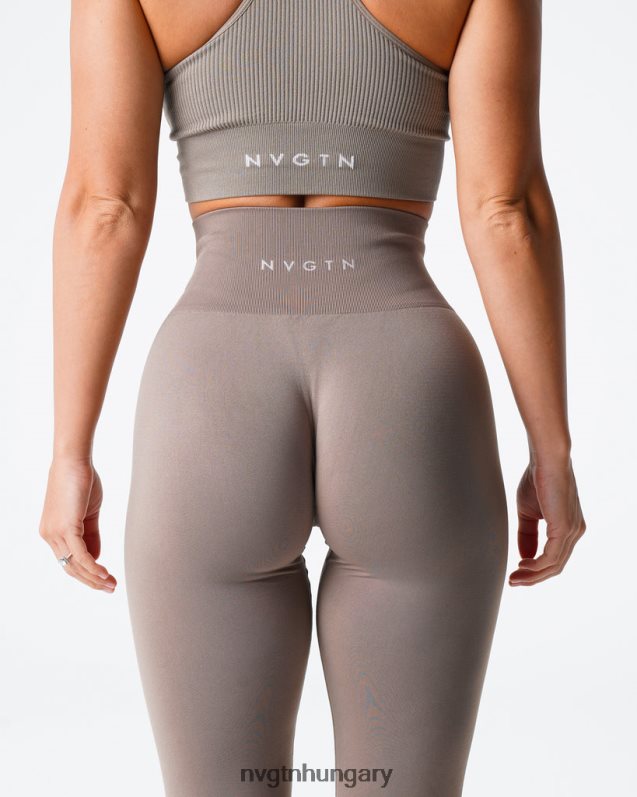 nők fitnesz B8T0BH558 NVGTN tópszín tömör varrat nélküli leggings