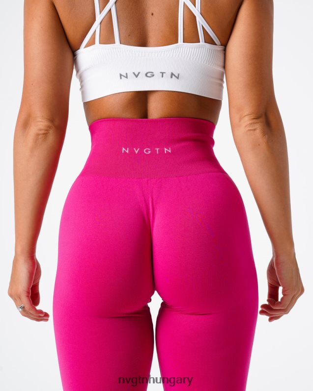 nők fitnesz B8T0BH576 NVGTN bíborvörös tömör varrat nélküli leggings