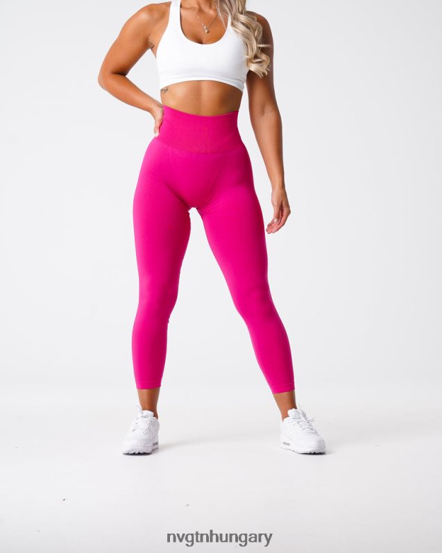 nők fitnesz B8T0BH576 NVGTN bíborvörös tömör varrat nélküli leggings