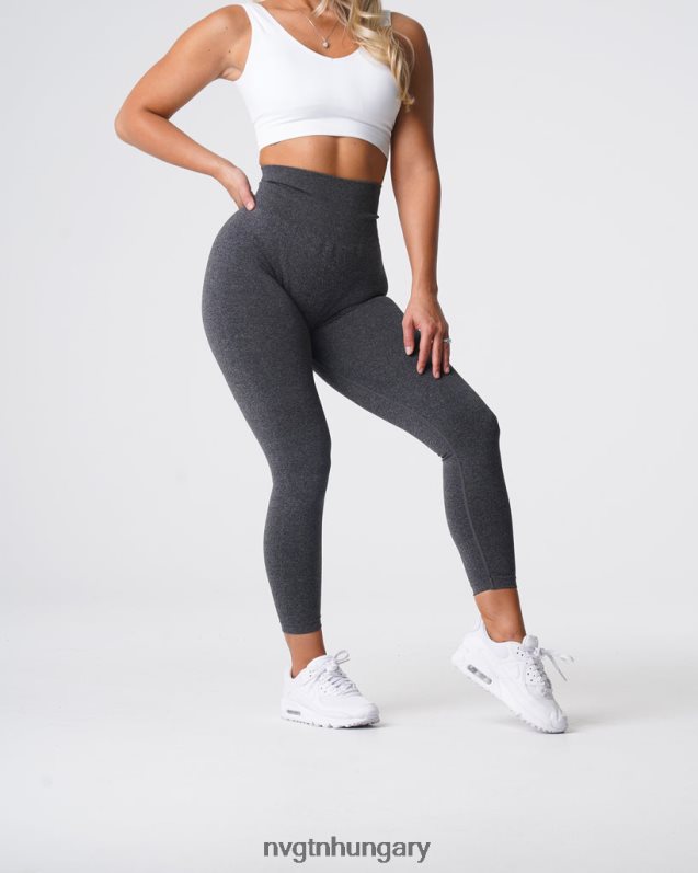 nők fitnesz B8T0BH578 NVGTN fekete pettyes nv varrat nélküli leggings