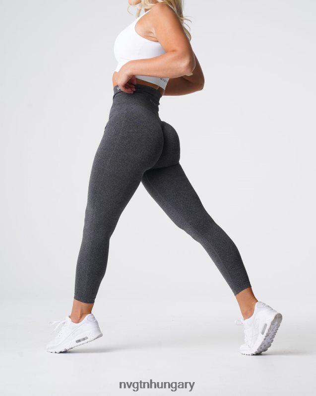 nők fitnesz B8T0BH578 NVGTN fekete pettyes nv varrat nélküli leggings