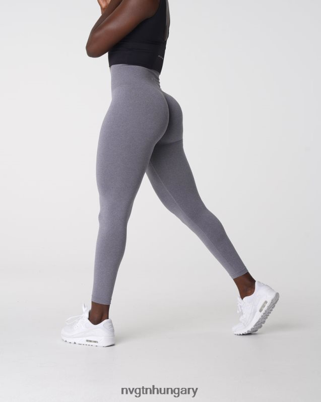 nők fitnesz B8T0BH579 NVGTN szürke nv varrat nélküli leggings