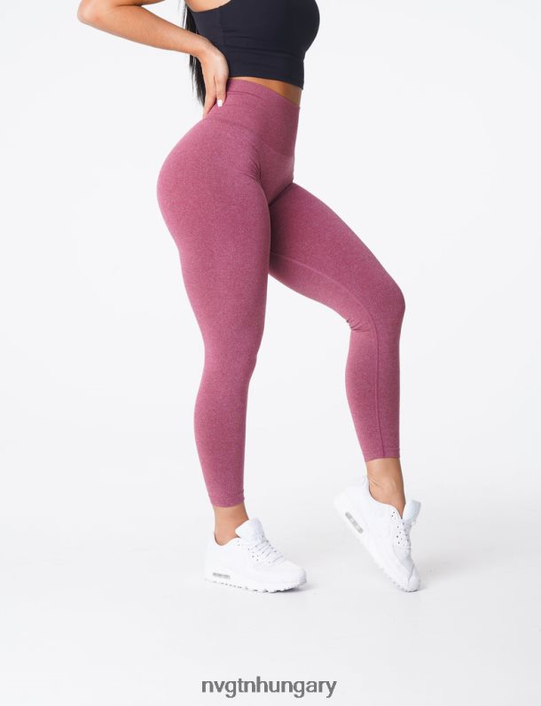 nők fitnesz B8T0BH580 NVGTN gesztenyebarna nv varrat nélküli leggings