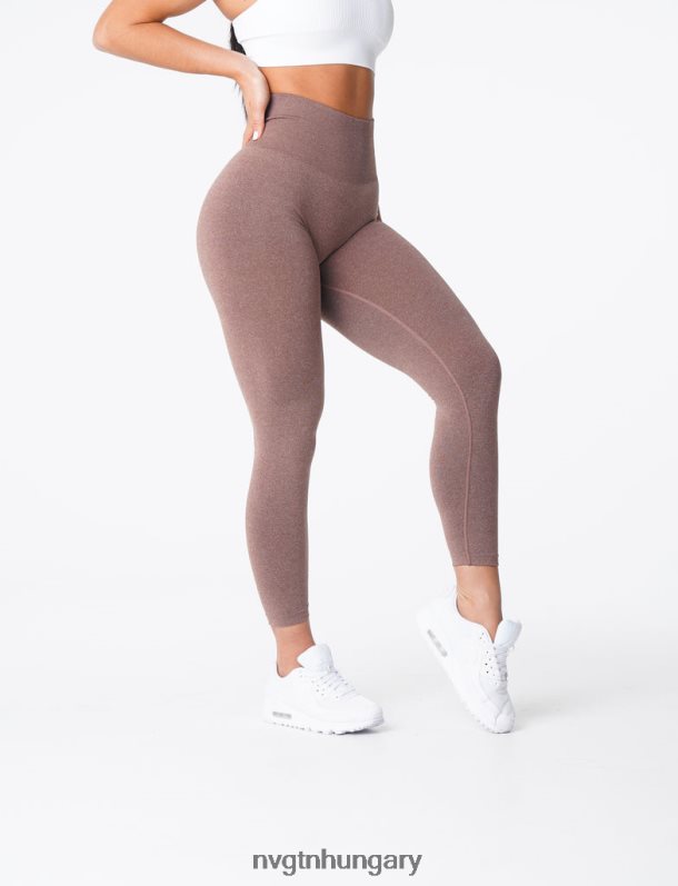 nők fitnesz B8T0BH583 NVGTN kakaó nv varrat nélküli leggings