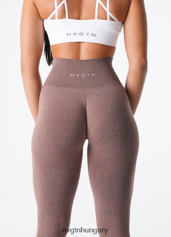 nők fitnesz B8T0BH583 NVGTN kakaó nv varrat nélküli leggings