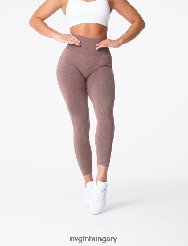 nők fitnesz B8T0BH583 NVGTN kakaó nv varrat nélküli leggings