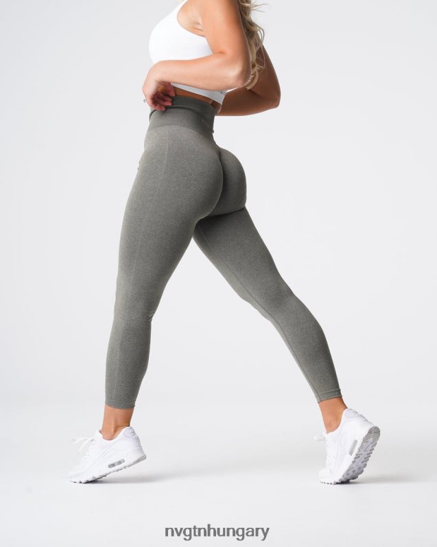 nők fitnesz B8T0BH588 NVGTN khaki zöld nv varrat nélküli leggings