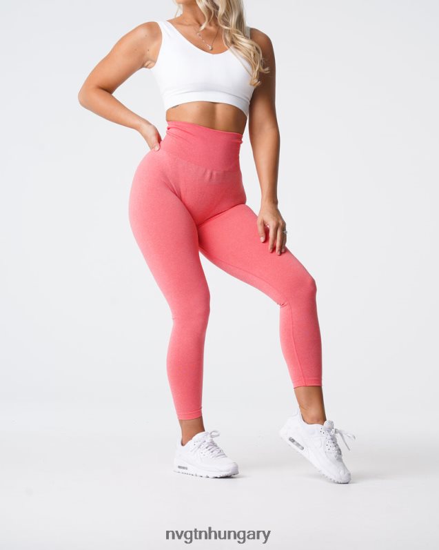nők fitnesz B8T0BH597 NVGTN korall nv varrat nélküli leggings