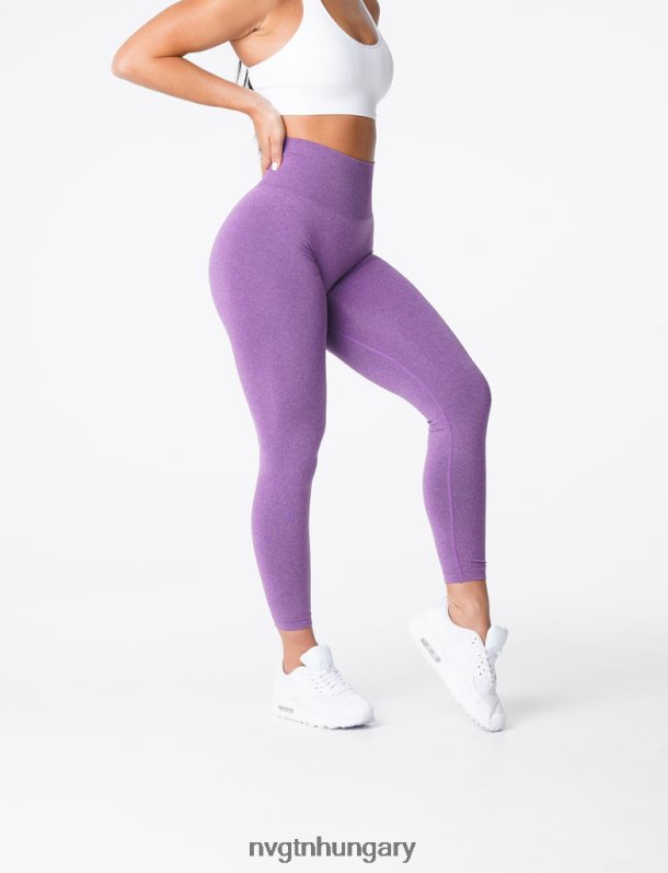 nők fitnesz B8T0BH599 NVGTN ibolya nv varrat nélküli leggings