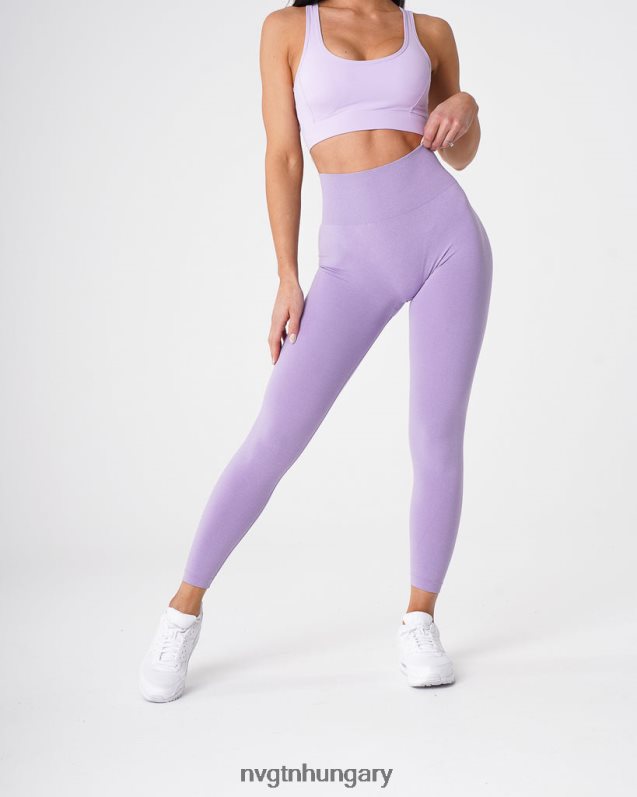 nők fitnesz B8T0BH603 NVGTN halványlila nv varrat nélküli leggings