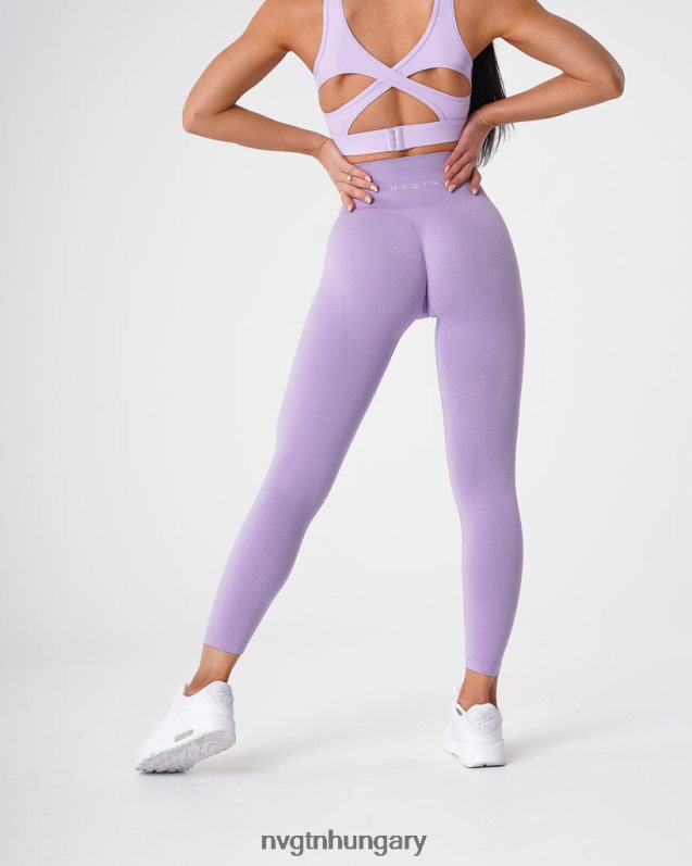 nők fitnesz B8T0BH603 NVGTN halványlila nv varrat nélküli leggings