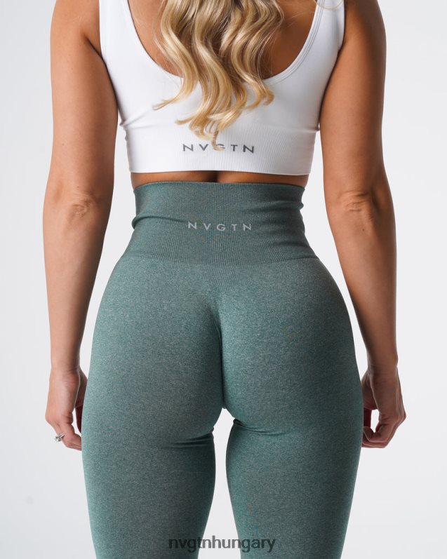 nők fitnesz B8T0BH604 NVGTN erdő zöld nv varrat nélküli leggings