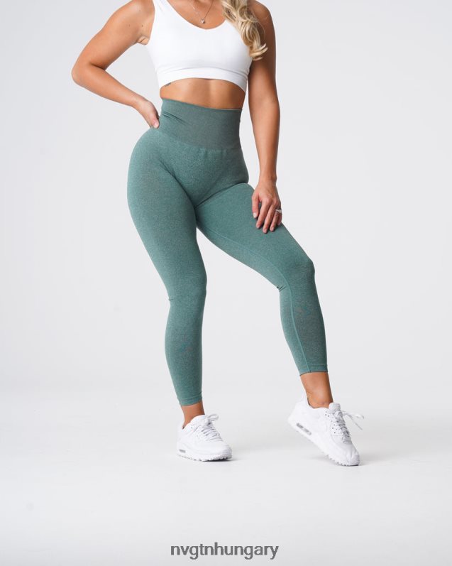 nők fitnesz B8T0BH604 NVGTN erdő zöld nv varrat nélküli leggings