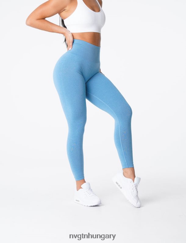 nők fitnesz B8T0BH606 NVGTN égszínkék nv varrat nélküli leggings