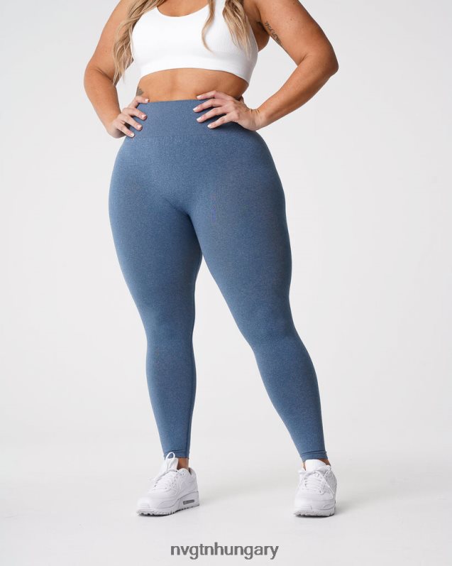 nők fitnesz B8T0BH608 NVGTN palakék nv varrat nélküli leggings