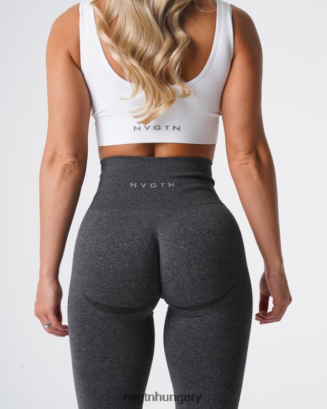 nők fitnesz B8T0BH610 NVGTN fekete pettyes görbe varrat nélküli leggings