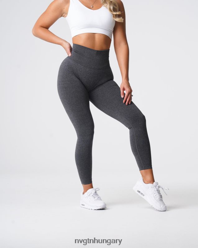 nők fitnesz B8T0BH610 NVGTN fekete pettyes görbe varrat nélküli leggings