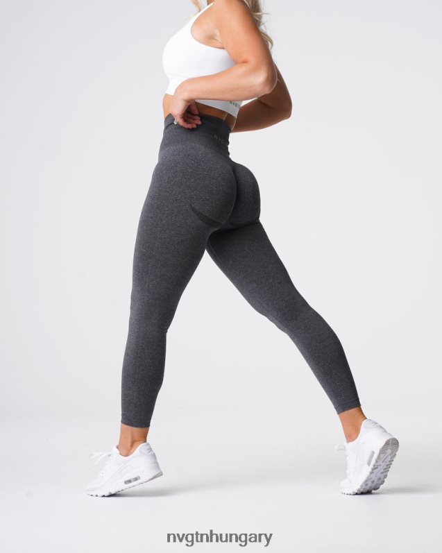 nők fitnesz B8T0BH610 NVGTN fekete pettyes görbe varrat nélküli leggings