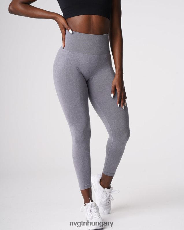 nők fitnesz B8T0BH611 NVGTN szürke görbe varrat nélküli leggings