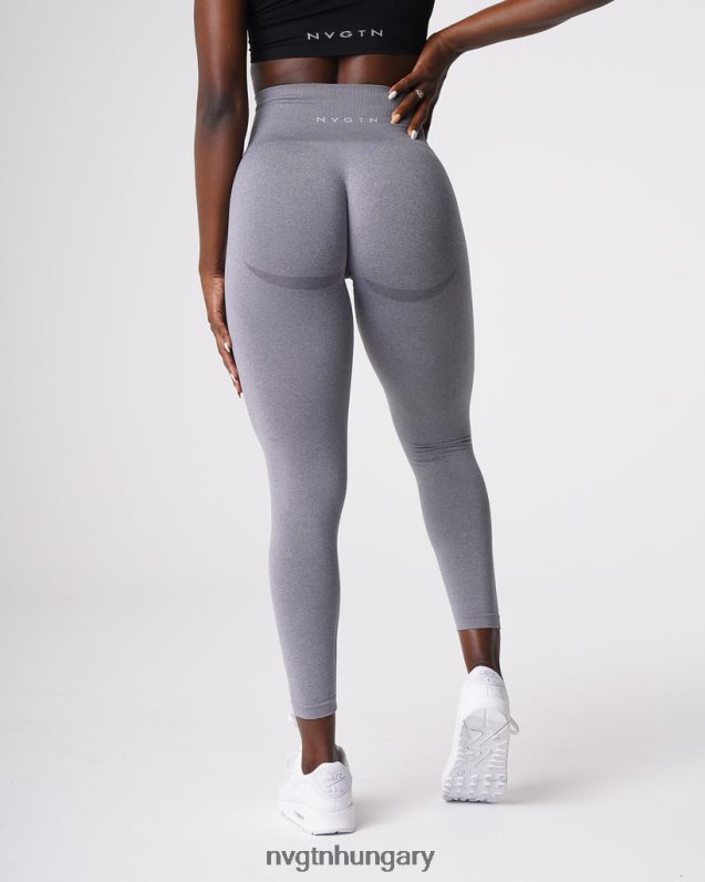 nők fitnesz B8T0BH611 NVGTN szürke görbe varrat nélküli leggings