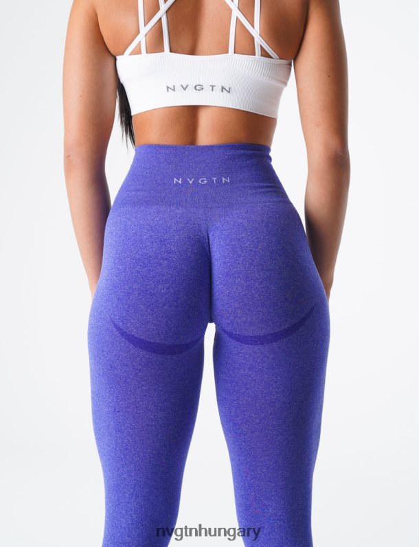 nők fitnesz B8T0BH633 NVGTN elektromos kék görbe varrat nélküli leggings
