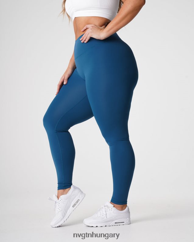 nők fitnesz B8T0BH650 NVGTN csendes-óceáni kék signature 2.0 leggings