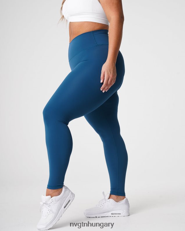 nők fitnesz B8T0BH650 NVGTN csendes-óceáni kék signature 2.0 leggings