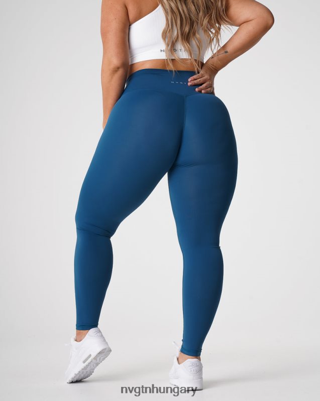 nők fitnesz B8T0BH650 NVGTN csendes-óceáni kék signature 2.0 leggings