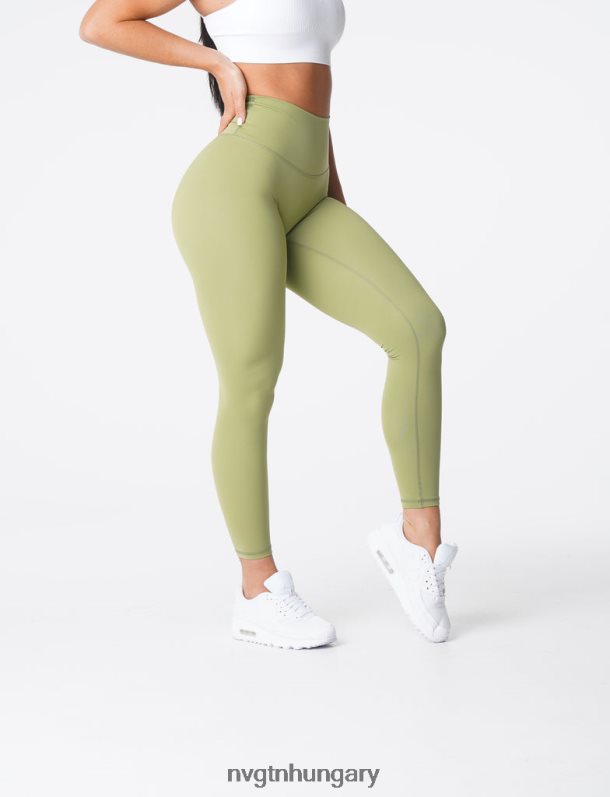 nők fitnesz B8T0BH654 NVGTN olajbogyó signature 2.0 leggings