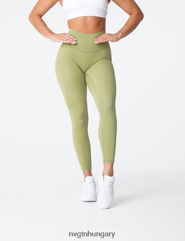nők fitnesz B8T0BH654 NVGTN olajbogyó signature 2.0 leggings